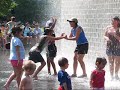 Millenium Park Water Wrestle