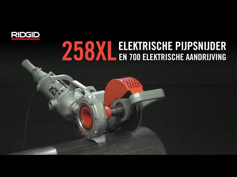 RIDGID Elektrische pijpsnijder model 258XL en 700 elektrische aandrijving