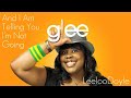 Glee Cast - And I Am Telling You I'm Not Going (HD) [FULL SONG]