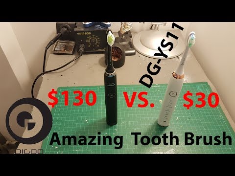 Digoo DG-YS11 Sonic Electric Wireless USB Rechargeable Toothbrush (From Banggood.com)