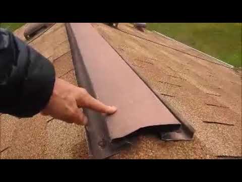 Aluminum Ridge Vent Leak Repair, Manassas VA | Roofer911.com | Sherri