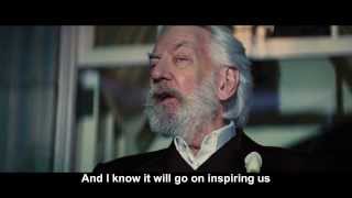 Learning english through movies -The Hunger Games scene with subtitle