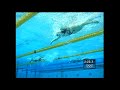 laure manaudou's stroke from underwater in the 800m free final at the 2004 olympics (the leading swimmer).