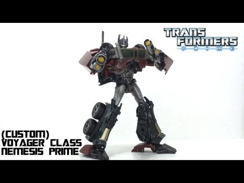 optibotimus - Video Review of the Transformers Prime: Nemesis Prime (custom) WANT TO GET ONE?! Contact Josh at siocecustoms@gmail.com or send him a message on TFW2005 here...