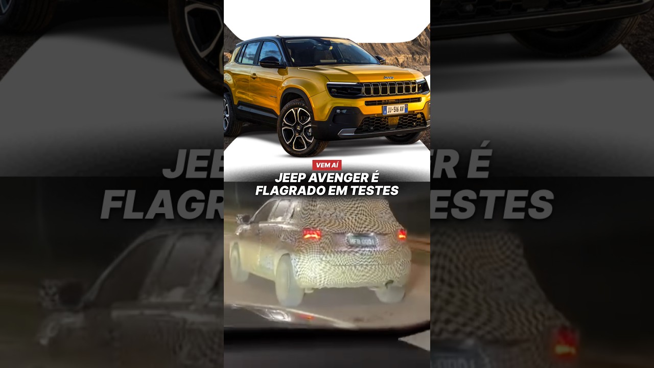 Jeep Avenger é flagrado em testes