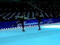 United States figure skating champions Rudy Galido and Johnny Weir perform a perfect throw triple axel during a practice session on Champions On Ice.