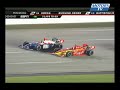 Serie de camera embarqu�e et accident en Indy lights