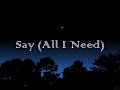 One Republic - Say (All I Need) One Republic - Say (All I Need)