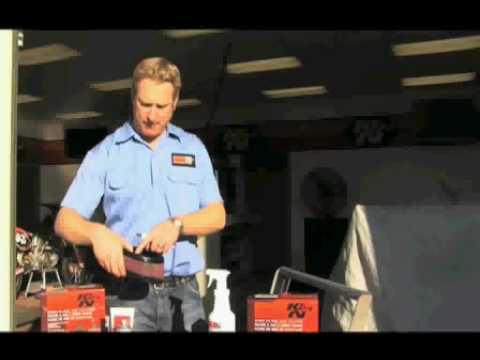 how to install k&n oil filter