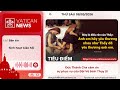 Radio 08/05, "Các con hãy yêu mến nhau" (Vatican News Tiếng Việt)