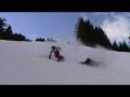 cyrax hits a ski noob