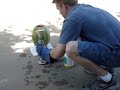 Exploding watermelon - liquid nitrogen 1