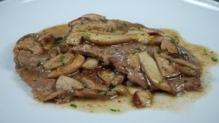 Porcini Veal Escalopes - italian recipe
