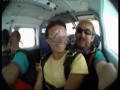 Sarah skydiving in Austrailia