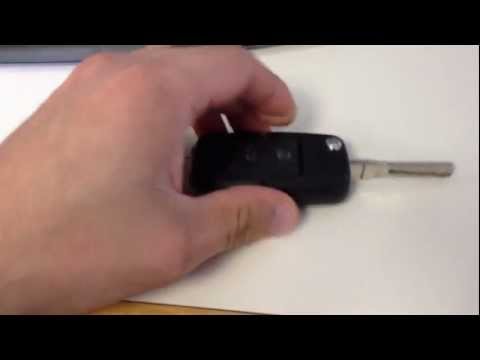 How to change a Battery in a Audi and VW Volkswagen Key / Remote