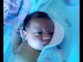 Anahy Christine saindo da Maternidade