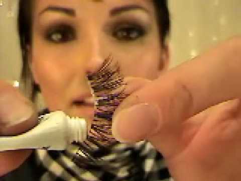 how to fit eyelashes