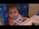 Mason eating solids