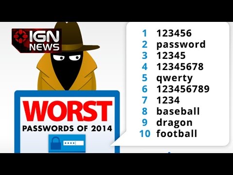 If Your Password is One of These - Seriously, Please Change It - IGN News