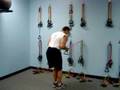 Exercise routine with resistance bands