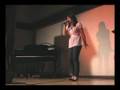 Nikki singing Listen by Beyonce