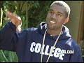 Kanye West talks about himelf as an...