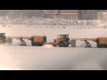 Snöröjning på Arlanda