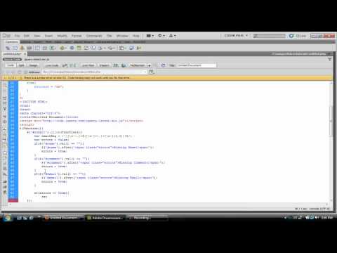 how to perform form validation in jquery