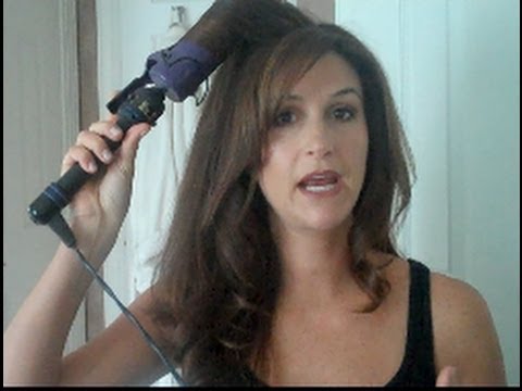 how to use a 2 inch curling iron