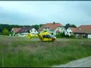 Rettungshubschrauber start