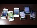 iPhone 5 VS iPhone 4S VS iPhone 4 VS iPhone 3Gs VS iPhone 3G