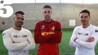 Freestyle-Tricks mit Robin van Persie