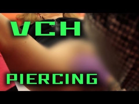 genital piercing - In this episode of The Modified World, our friend Diane has j.c. pierce her VCH and taper open her retired inner labia piercings. http://twitter.com/pangeapi...