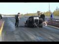 WAMO Nostalgia Funnycar first time on a track @ Sundsvall Raceway