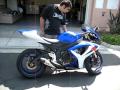 suzuki gsx-r 600 yoshimura exhaust baffle out r55 slip on carbon fiber tip