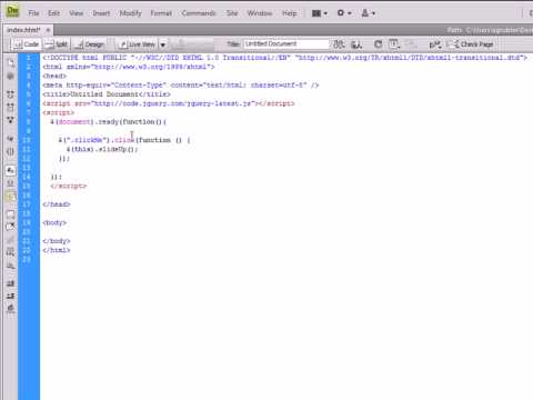 Jquery Lesson 1