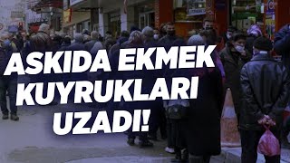 Askıda Ekmek Kuyrukları Uzadı!  KRT Haber