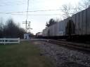 Southbound CP mixed freight Southbound CP mixed freight