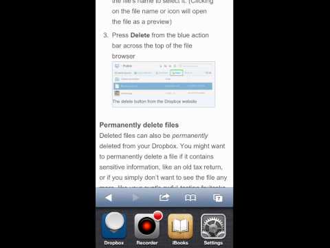 how to sync dropbox on ipad
