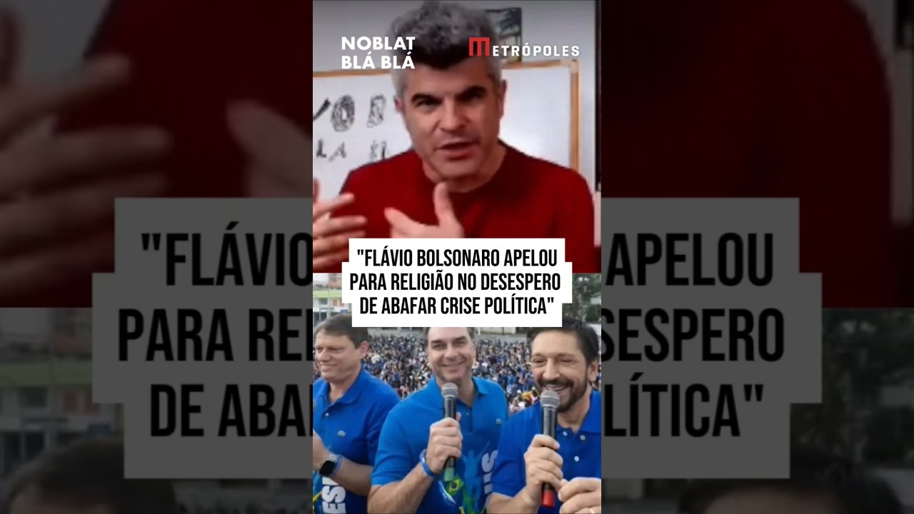 Flávio Bolsonaro usa Marcha para Jesus para fugir de crises e captar voto #shorts #política #news