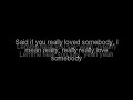 Tynisha Keli – I Wish You Loved Me