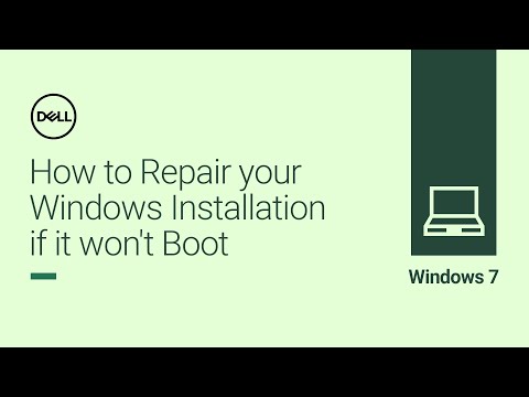 how to repair install windows 7