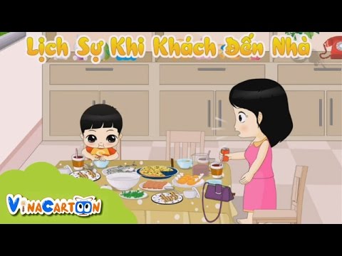 Lịch Sự Khi Khách Đến Nhà