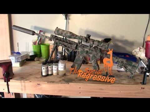 how to paint an ar 15