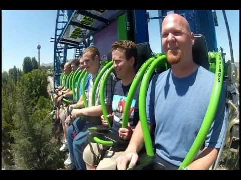 six flags magic mountain - MiceChat takes you for a ride on the newest thrill ride at Six Flags Magic Mountain, Lex Luthor: Drop of Doom. Ride includes a full POV with the In The Parks...