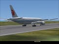 Air China 777 landing at PVG