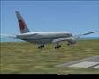 Air China 777 landing at PVG