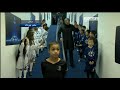 Video: Mourinho geeft mascottes in Lyon high-five