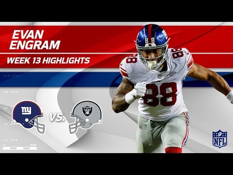 Video: Evan Engram's 1 TD & Amazing One-Handed Catch vs. Oakland! | Giants vs. Raiders | Wk 13 Player HLs