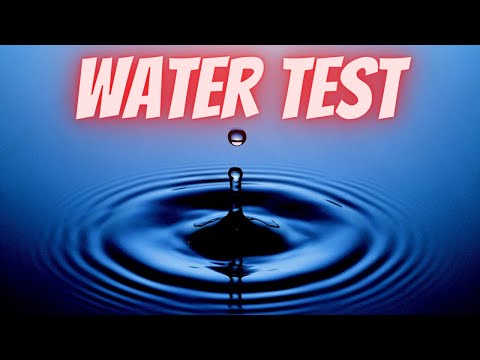 how to test water quality